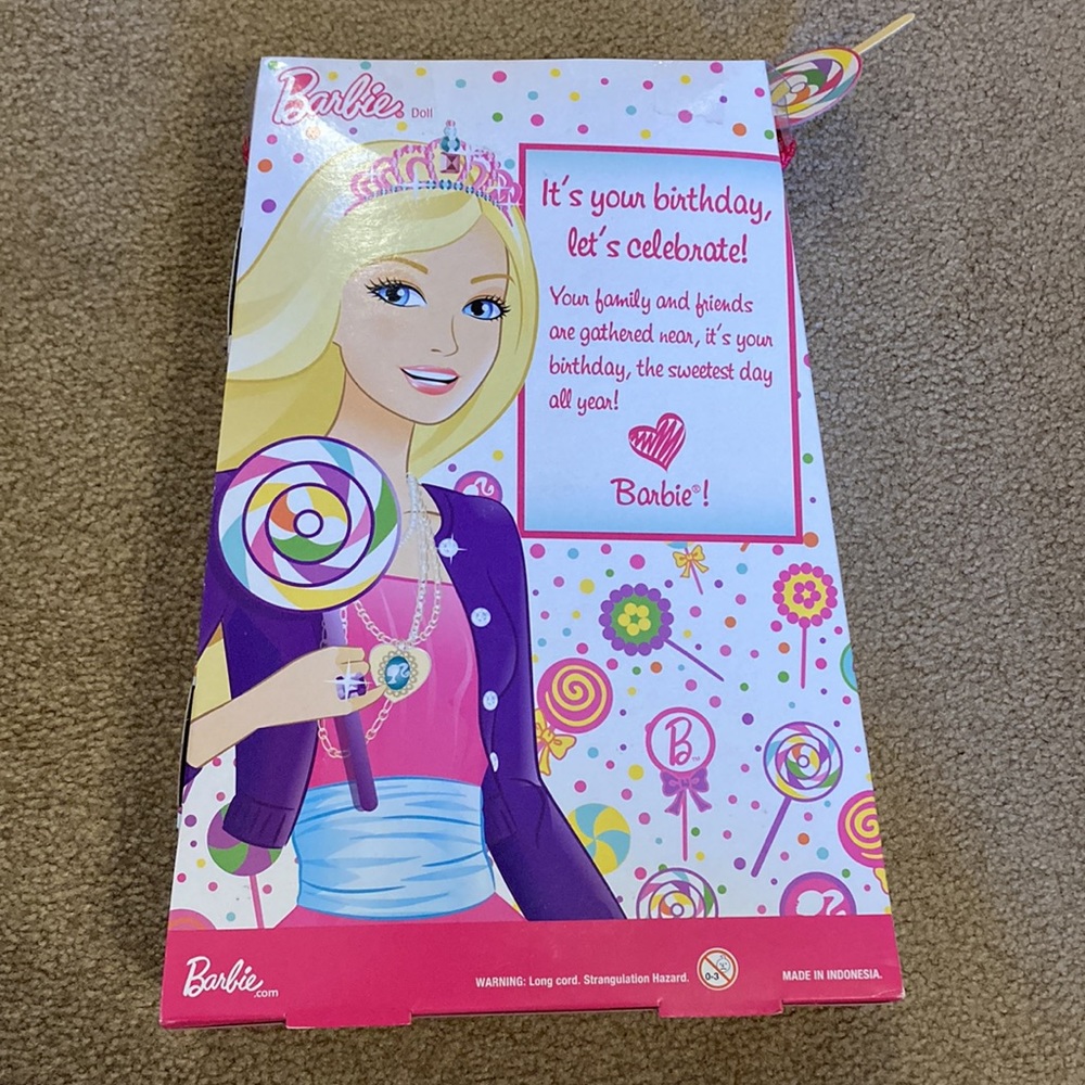 New in box Barbie happy birthday Barbie - Picture 2 of 2